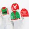 Big Dot of Happiness Ugly Sweater - Holiday and Christmas Party Wine Glass Charms - Acrylic Drink Markers - Set of 20